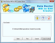 MSI Installer to EXE Creator screenshot